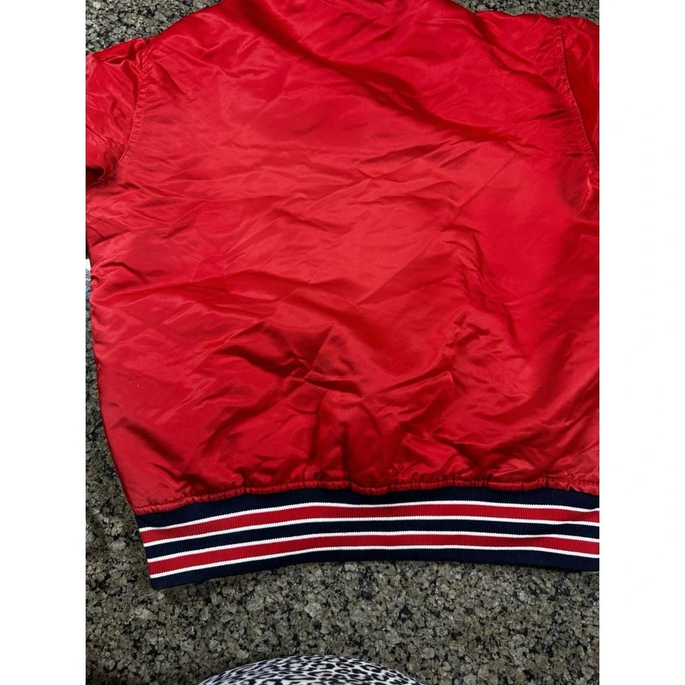 Vintage 90s St. Louis Cardinals Jacket Red MLB Starter Satin  Mens Size M 0022